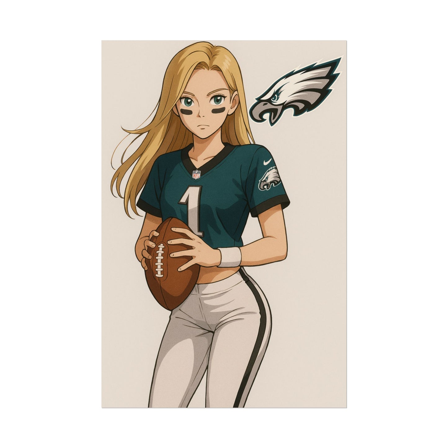 Loco Fits Anime Girls 'Eagles Girls 1' Poster