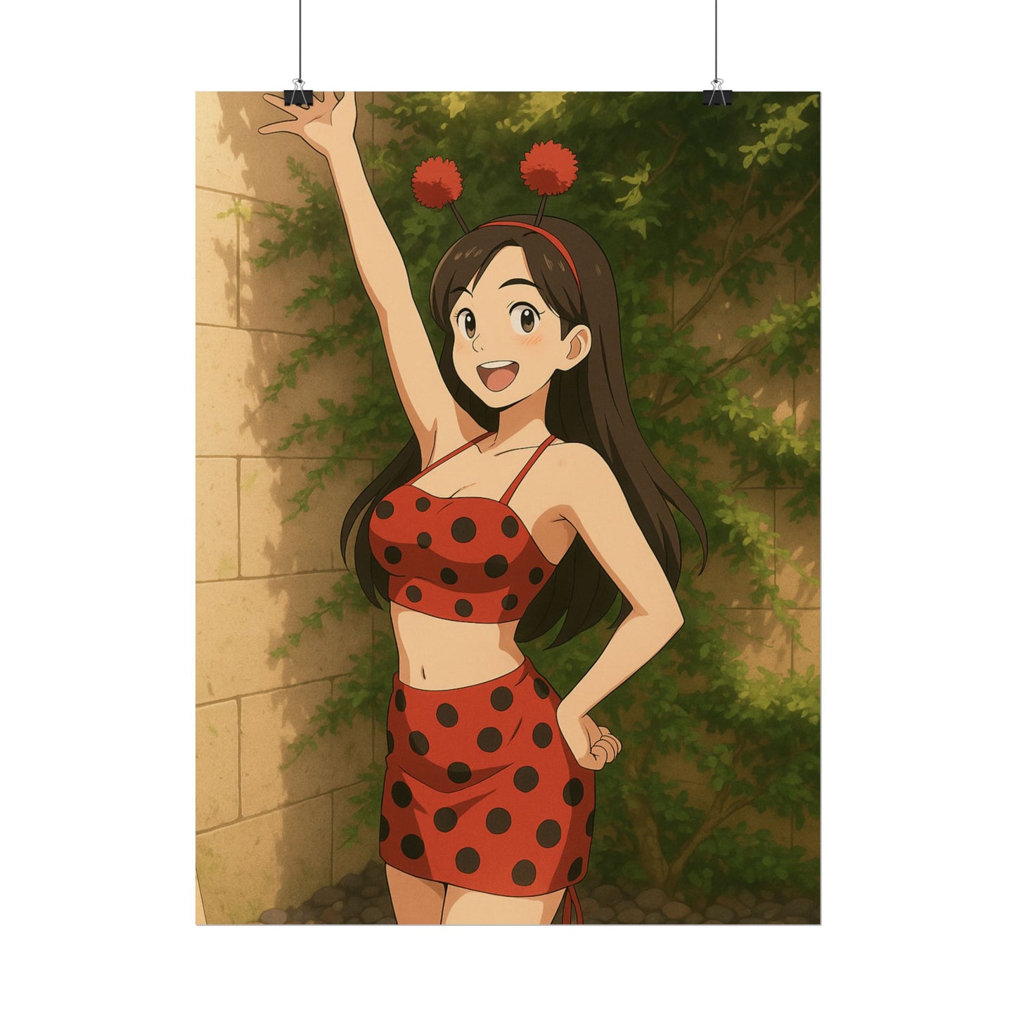 Loco Fits Anime Girls 'Lady Bug' Poster