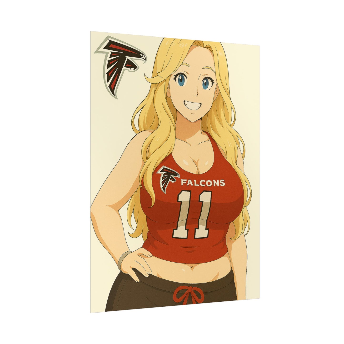 Loco Fits Anime Girls 'Falcons Girl 2' Poster