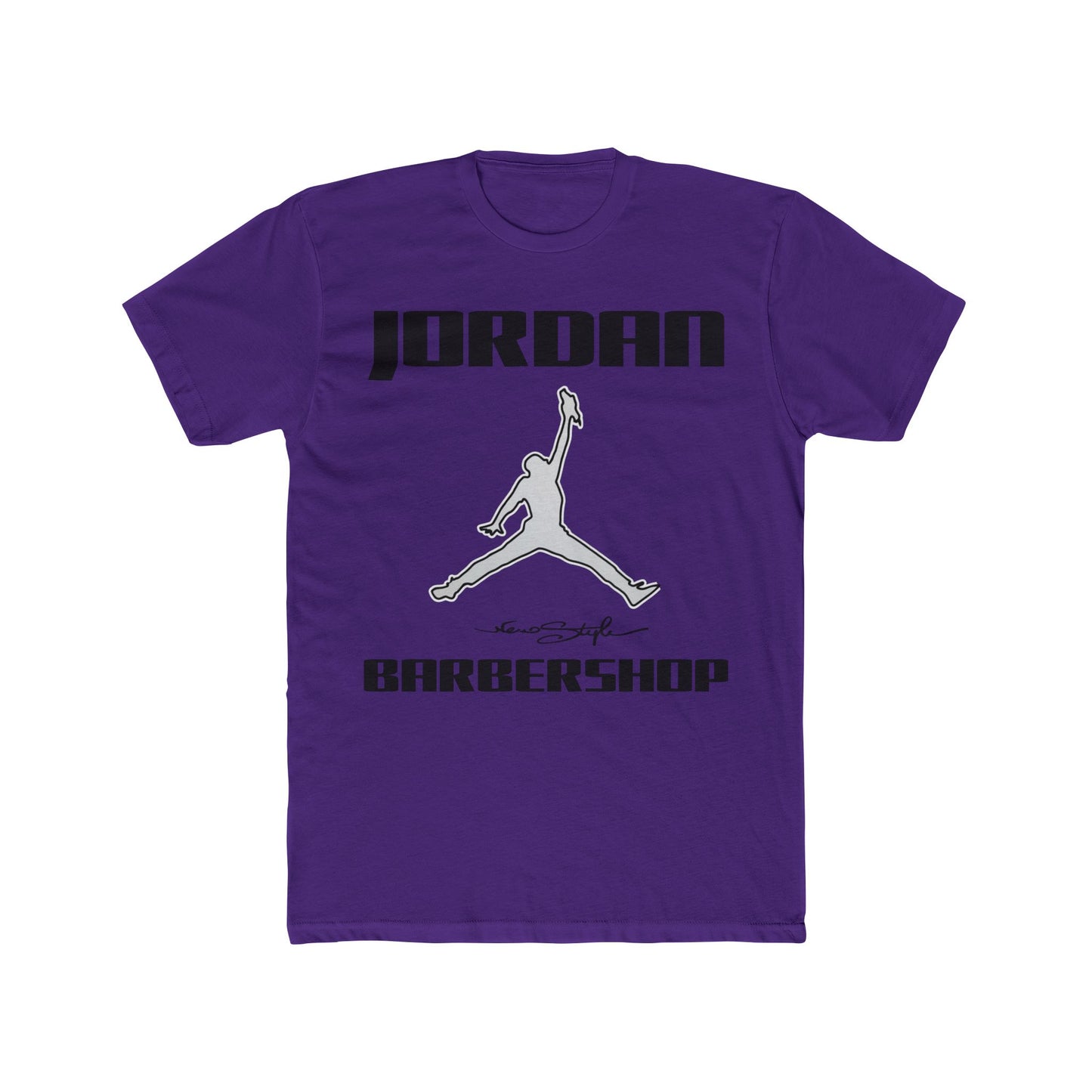 Jordan New Style Barbershop Cotton Crew T-Shirt
