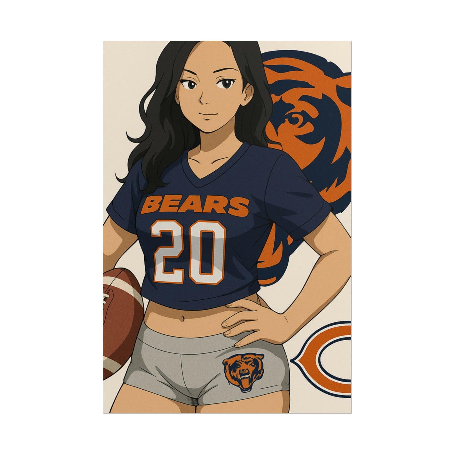 Loco Fits Anime Girls 'Bears Girl 2' Poster