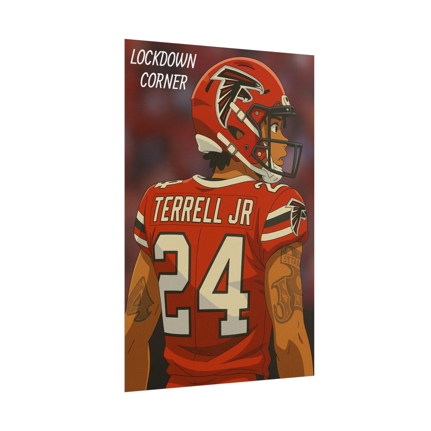 Loco Fits Anime Football 'Lockdown Corner' Poster