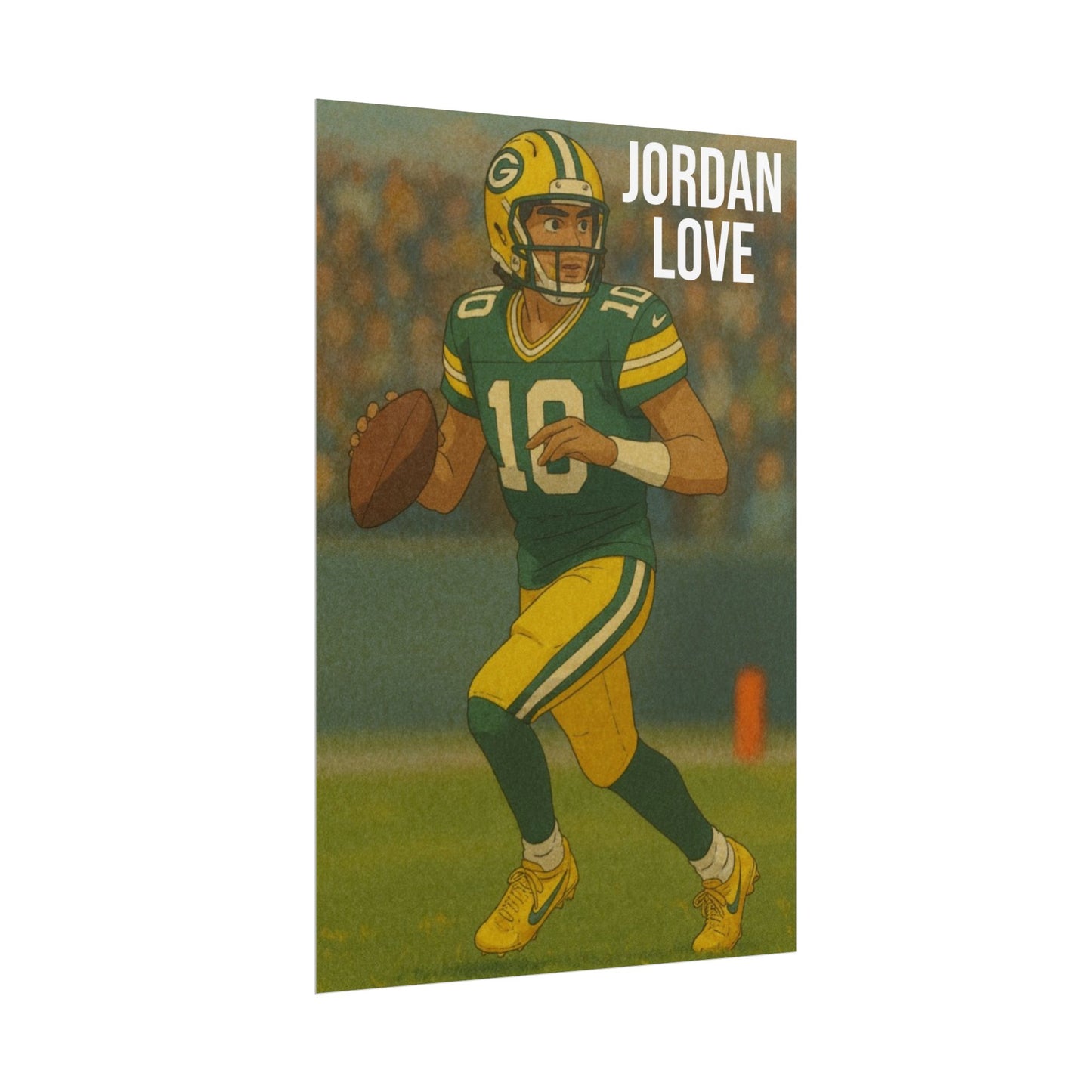 Loco Fits Anime Football 'Jordan Love' Poster