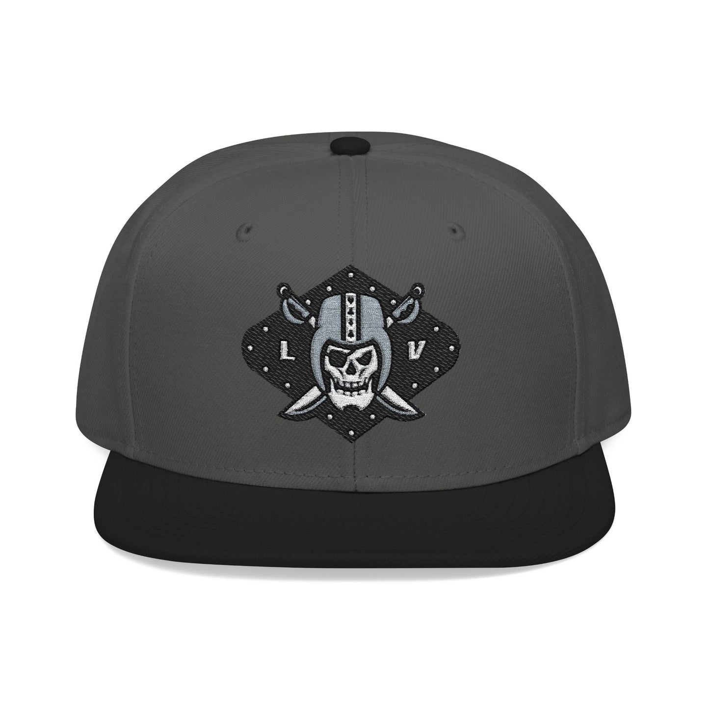 Loco Fits "NFL Las Vegas Raider Skull SIgn Concept Logo" Snapback (Embroidery)