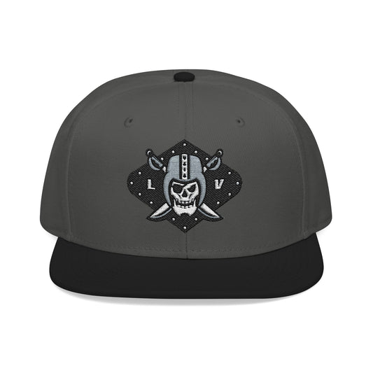 Loco Fits "NFL Las Vegas Raider Skull SIgn Concept Logo" Snapback (Embroidery)