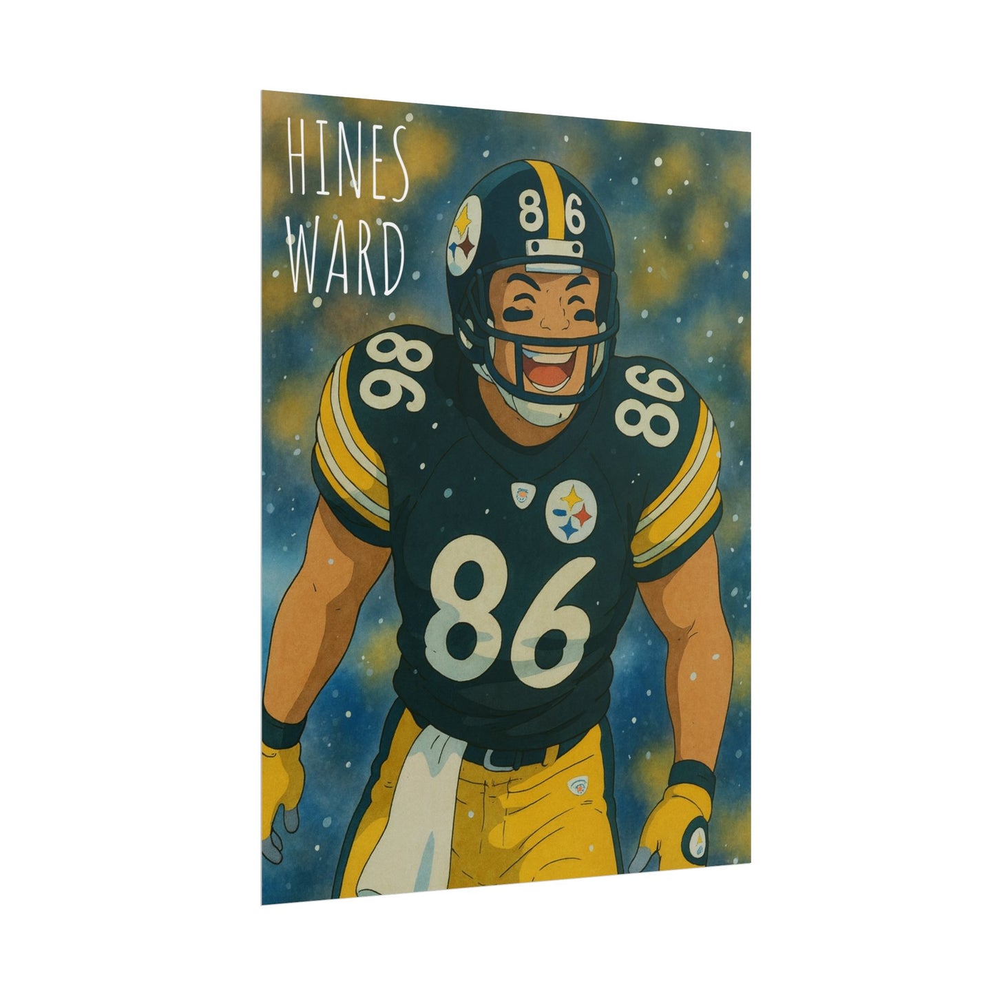 Loco Fits Anime Football 'Hines Ward' Poster