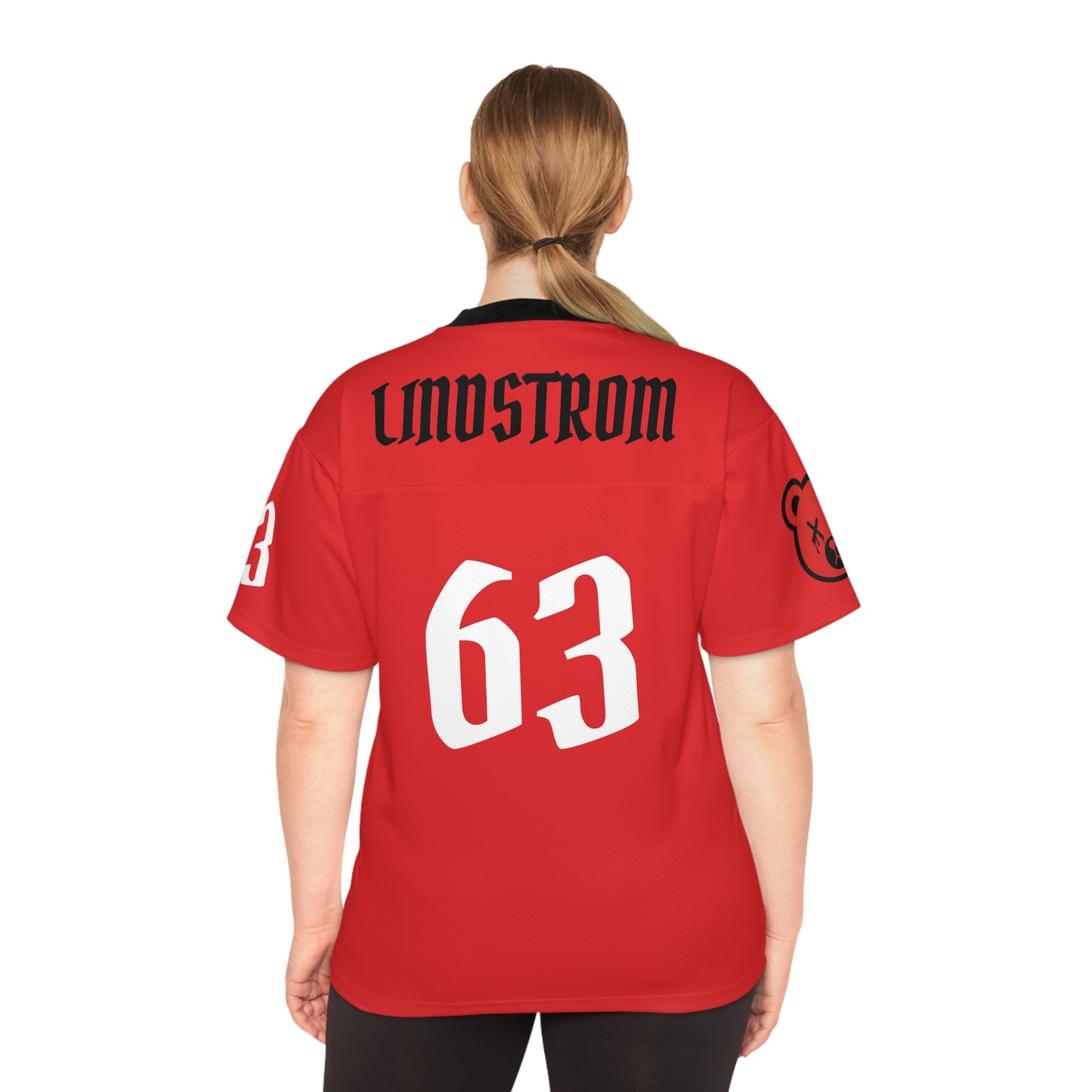 "Wicked Way" #63 Lindstrom Deady Bears Football Jersey