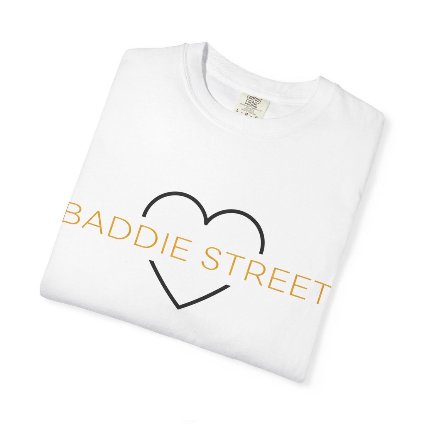 "Baddie Street" Classy Heart Gold Multi Color Option T-Shirt