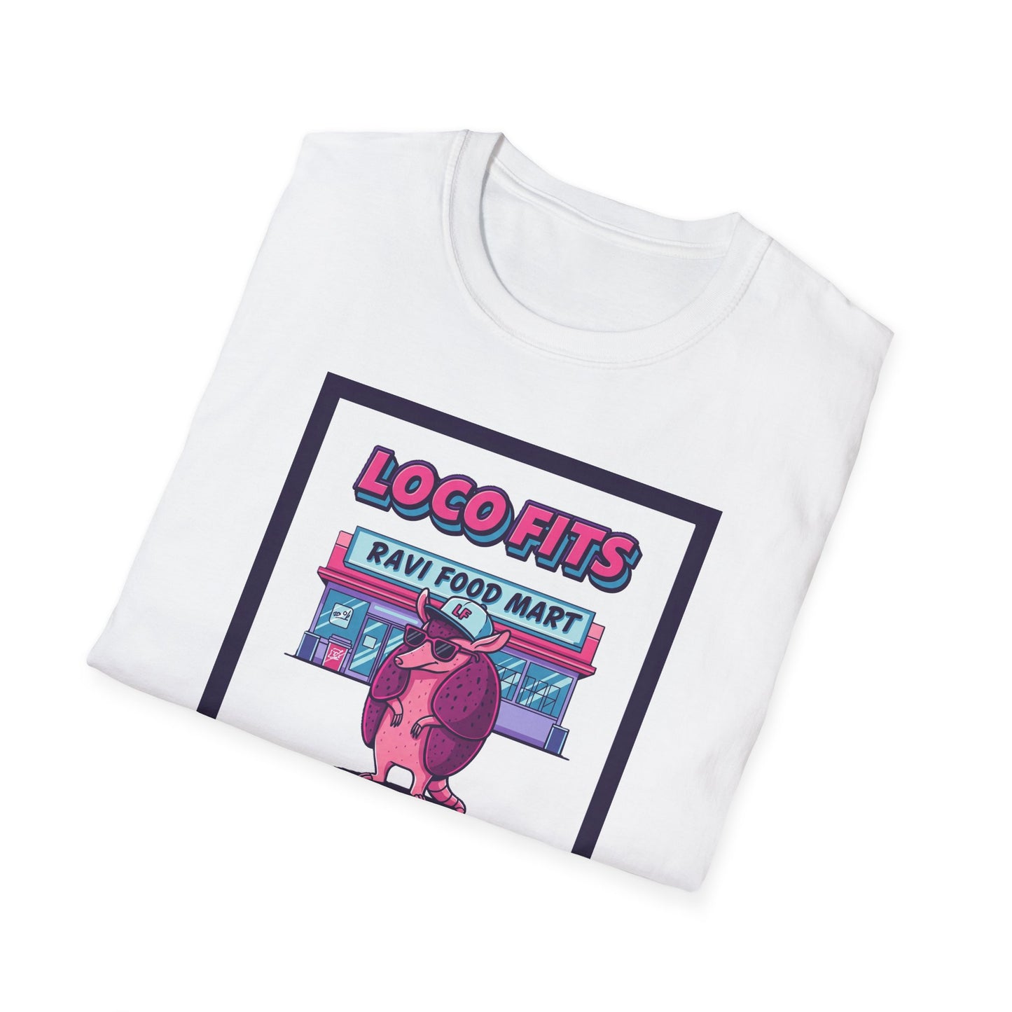 Loco Fits Ravi Food Mart Armadillo Graphic Tshirt