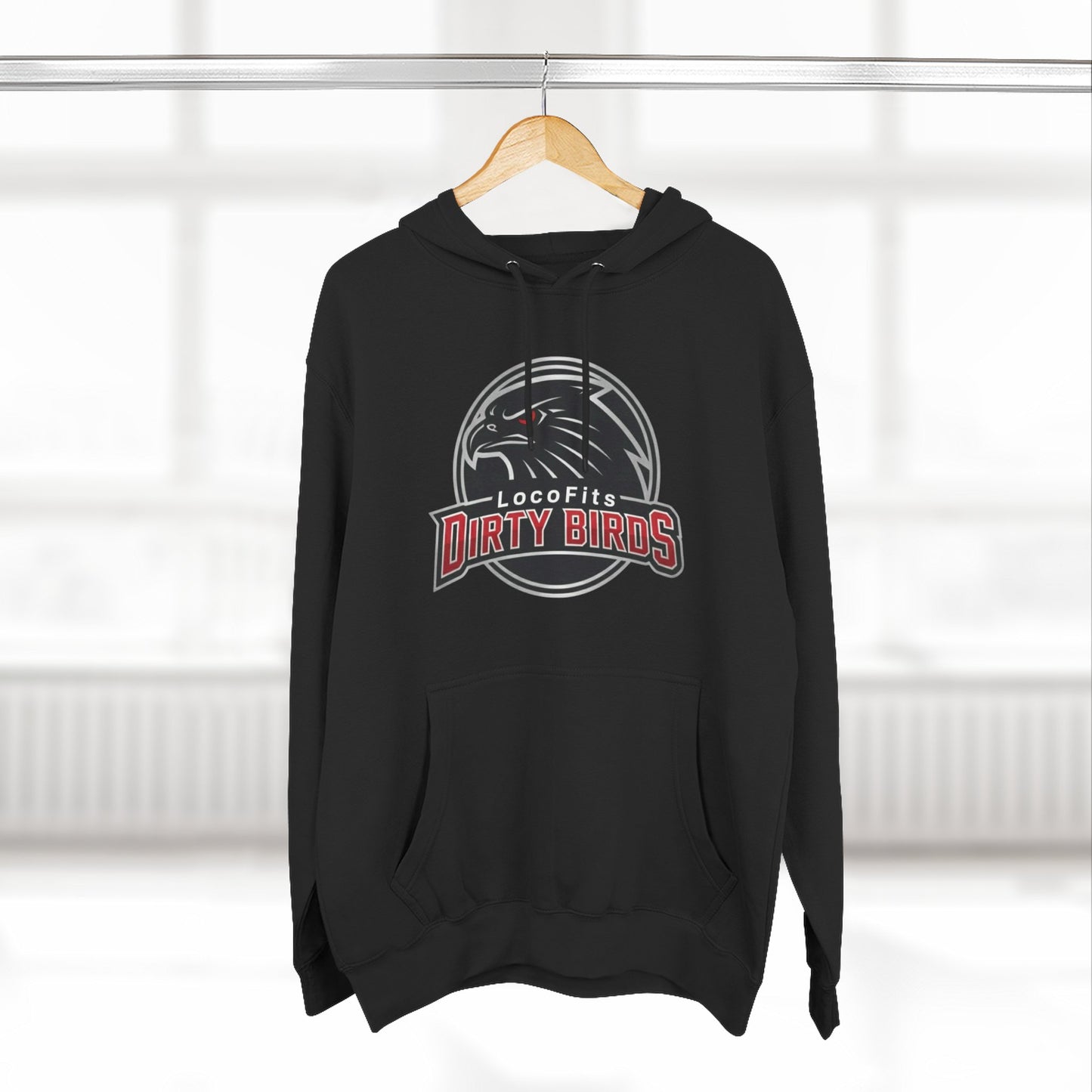 Loco Fits Dirty Birds Three-Panel Fleece Hoodie
