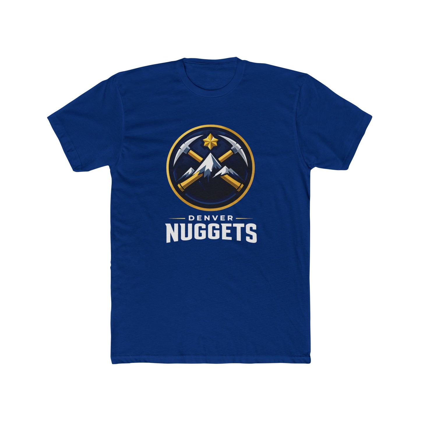 Loco Fits New "NBA Denver Nuggets Basketball Concept Logo" Cotton Crew Tee