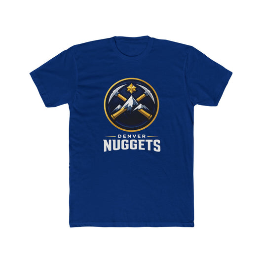 Loco Fits New "NBA Denver Nuggets Basketball Concept Logo" Cotton Crew Tee