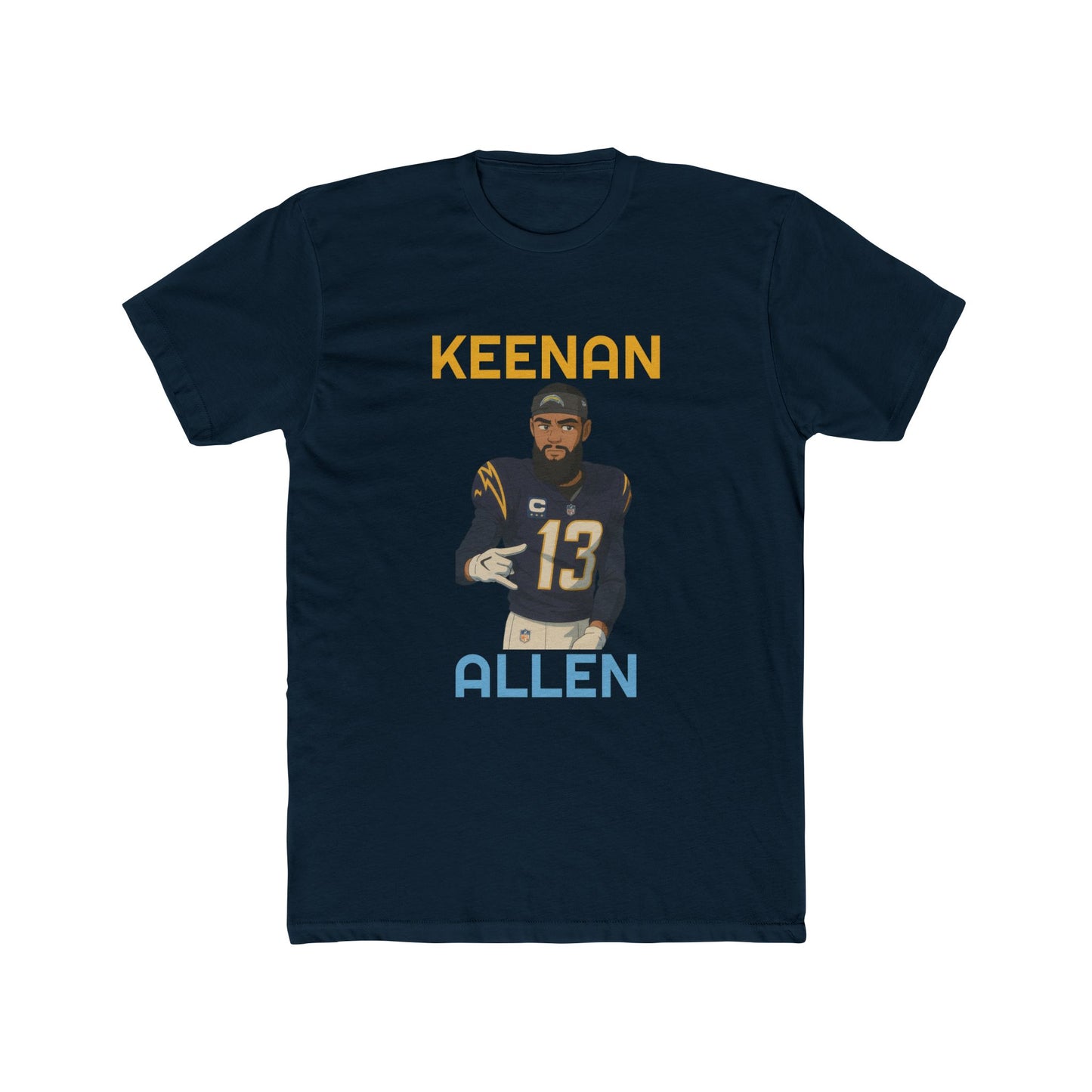 Anime Football 'Keenan Allen' Cotton Crew Tee