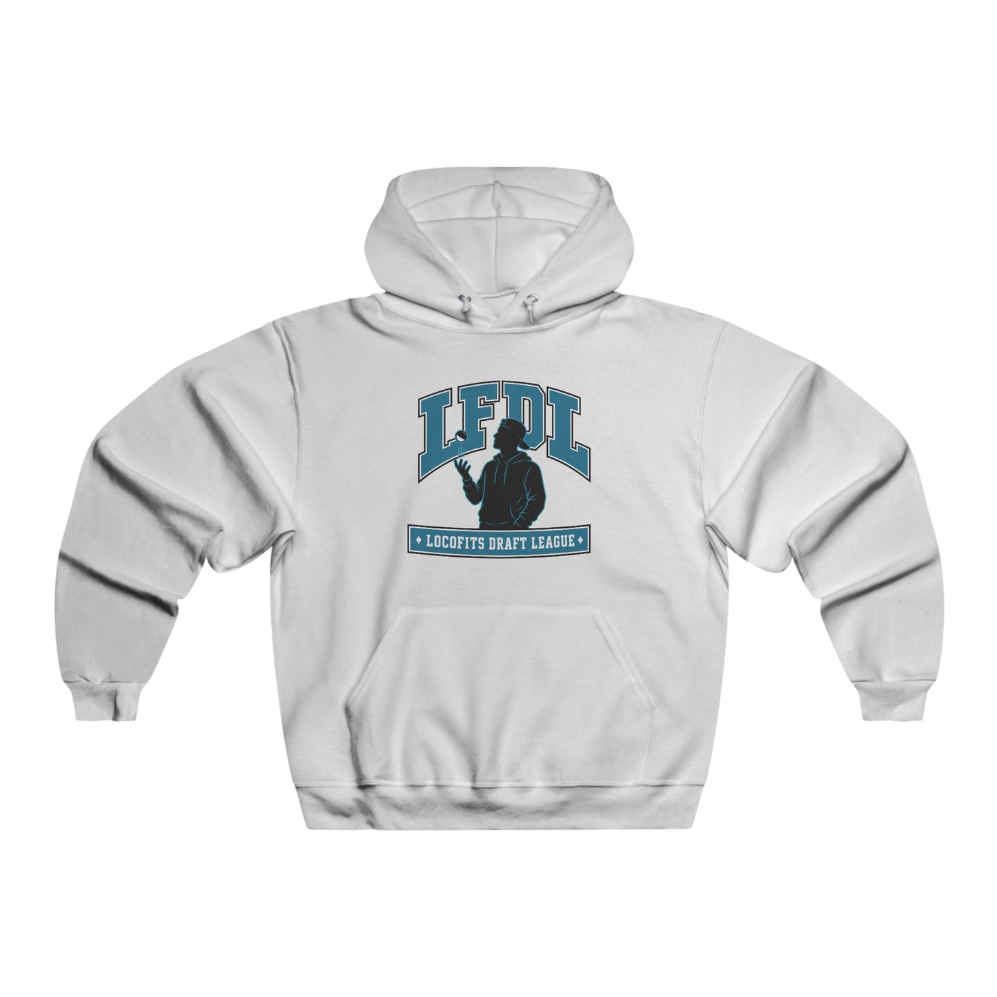 LocoFits Draft League LFDL Portrait Silhouette SLP Men's NUBLEND® Hooded Sweatshirt