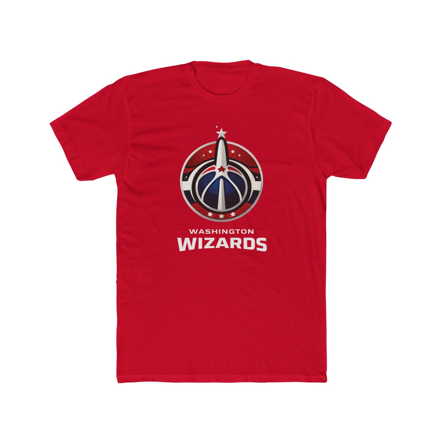 Loco Fits New "NBA Washington Wizards Basketball Concept Logo" Cotton Crew Tee
