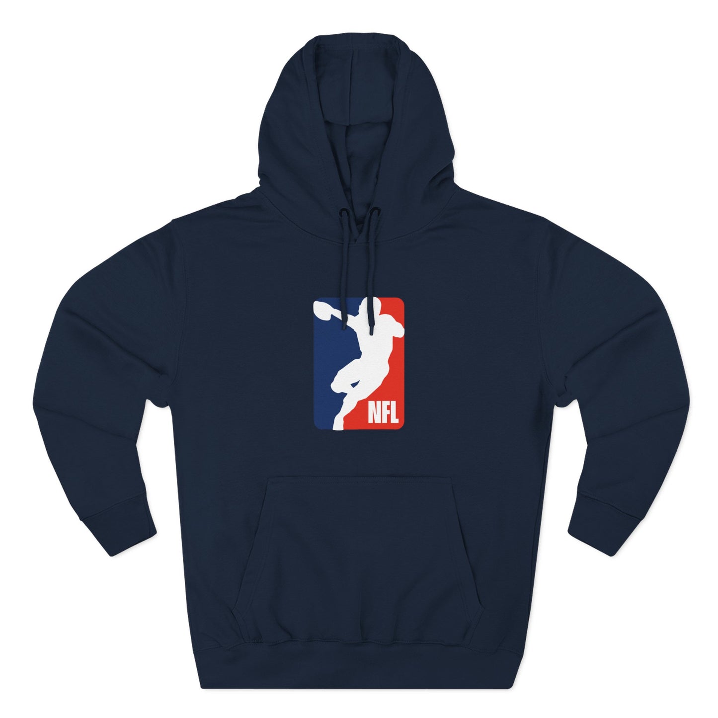 Loco Fits 'NFL Concept Logo' Three-Panel Fleece Hoodie