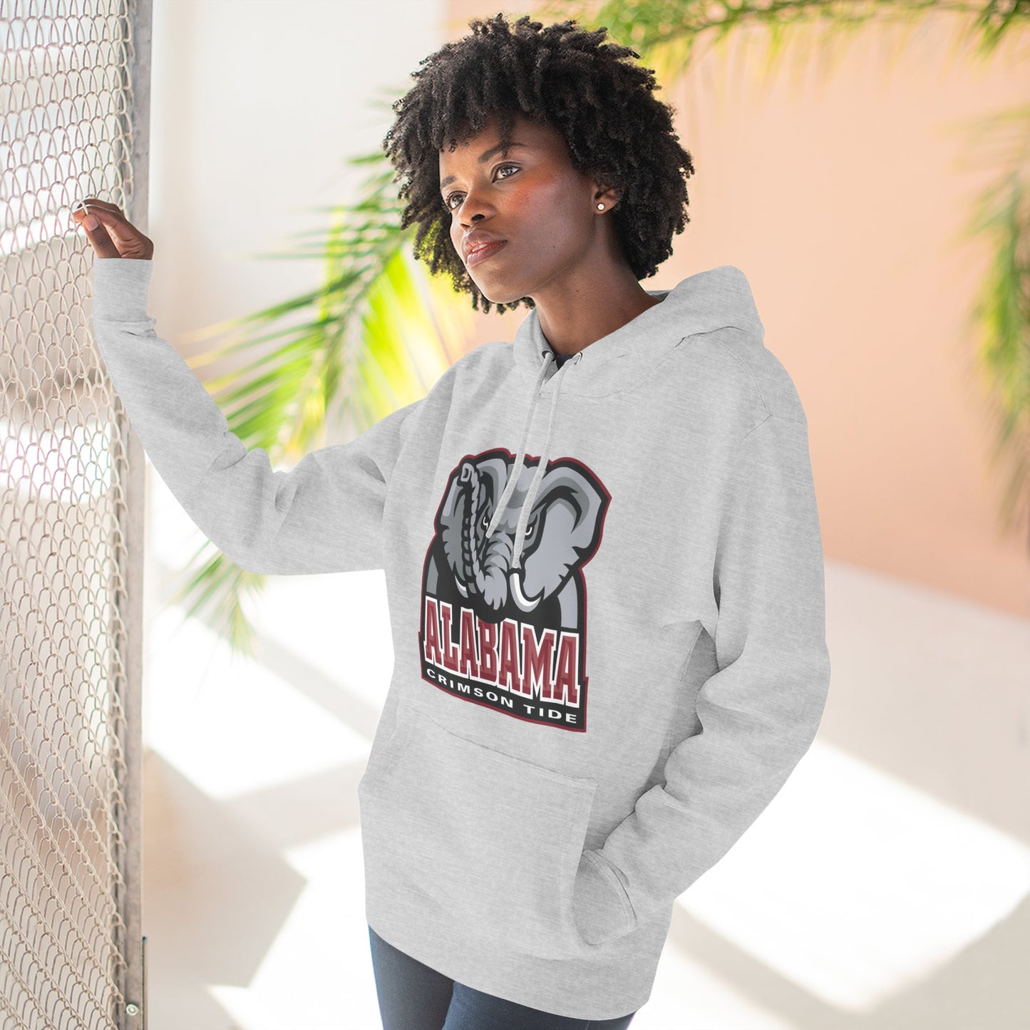 'Alabama Crimson Tide Big Al' Three-Panel Fleece Hoodie