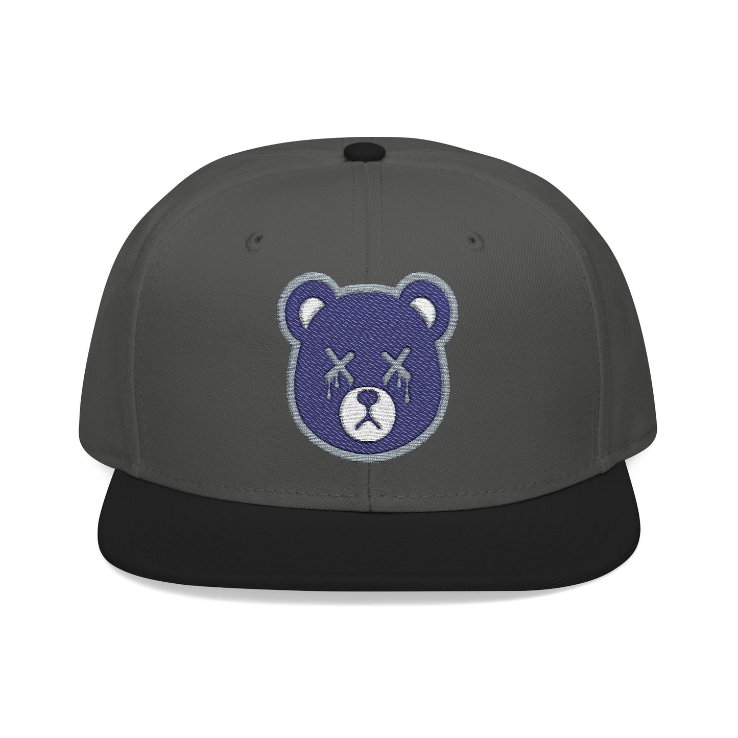 "Wicked Way" Deady Bears Navy Blue & Grey Logo Snapback