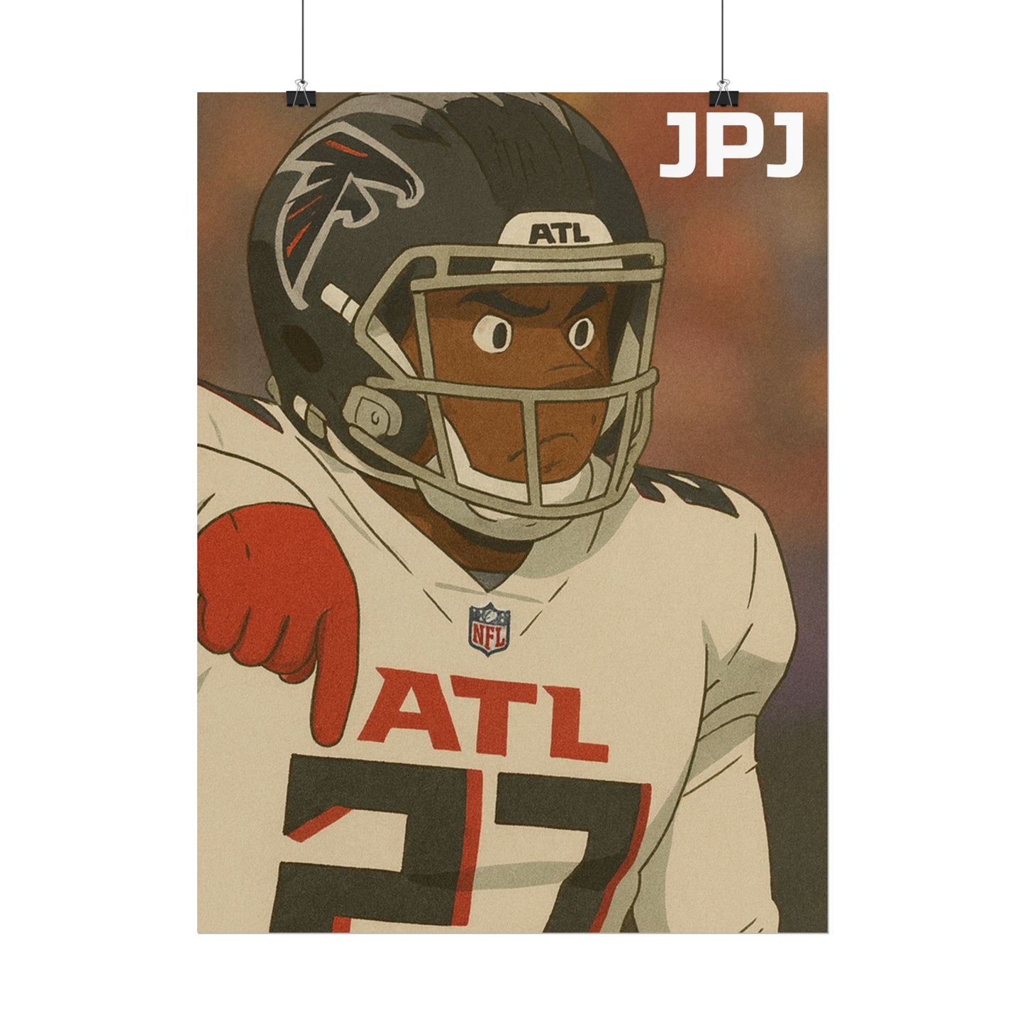 Loco Fits Anime Football 'JPJ' Poster