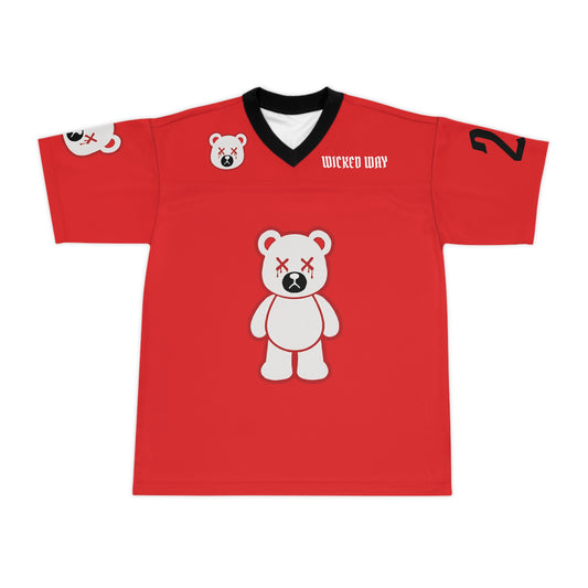 "Wicked Way" #25 Allgeier Deady Bears Football Jersey