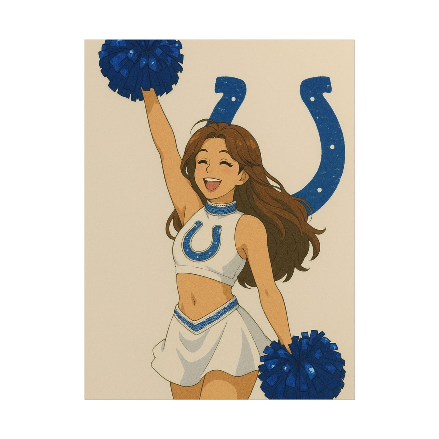 Loco Fits Anime Girls 'Colts Cheerleader 2' Poster