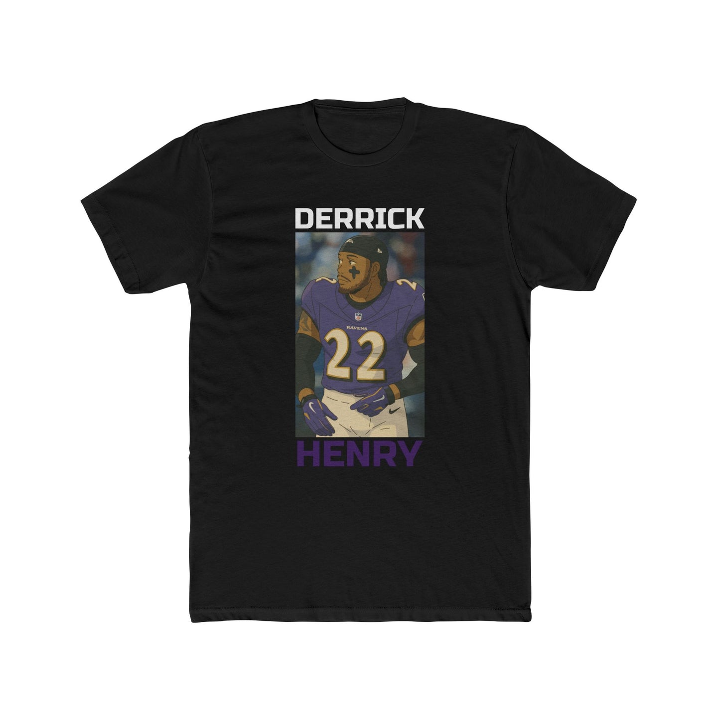 Anime Football 'Derrick Henry' Cotton Crew Tee