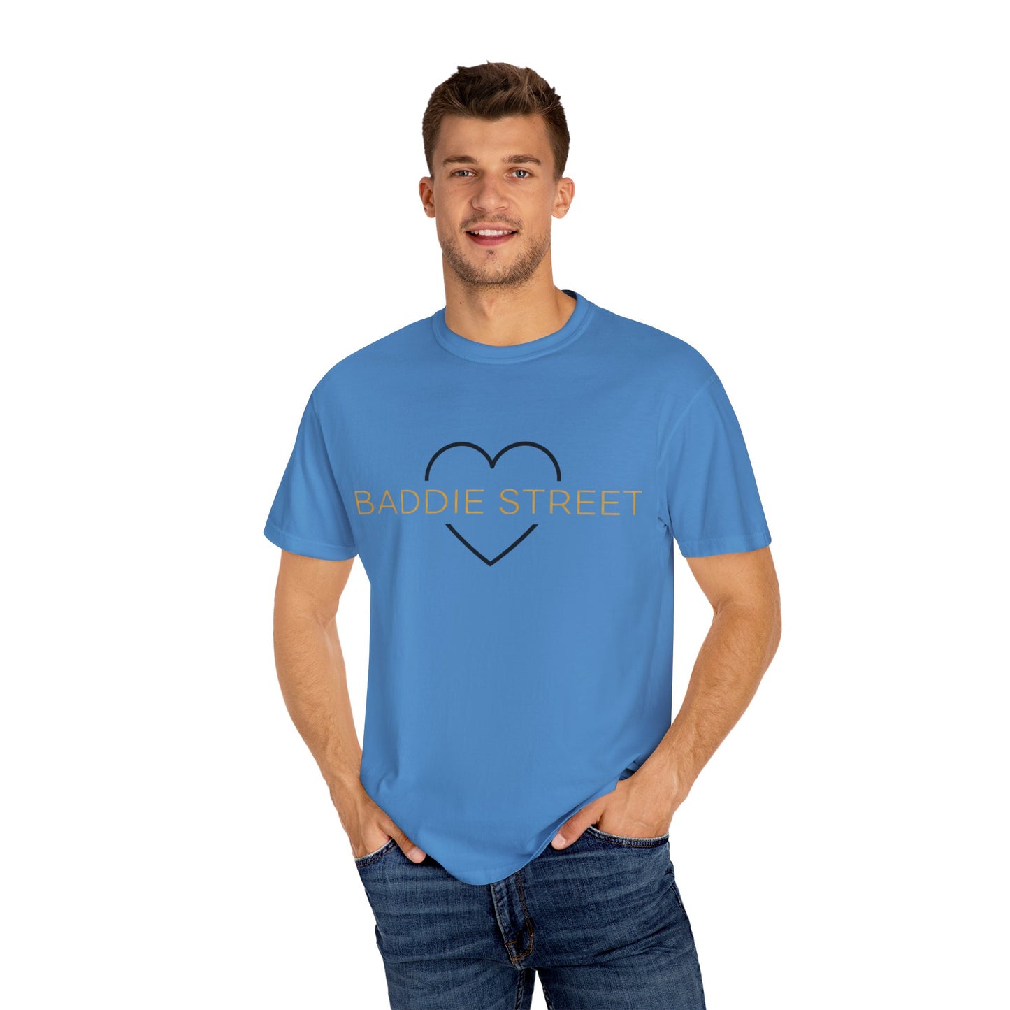 "Baddie Street" Classy Heart Gold Multi Color Option T-Shirt