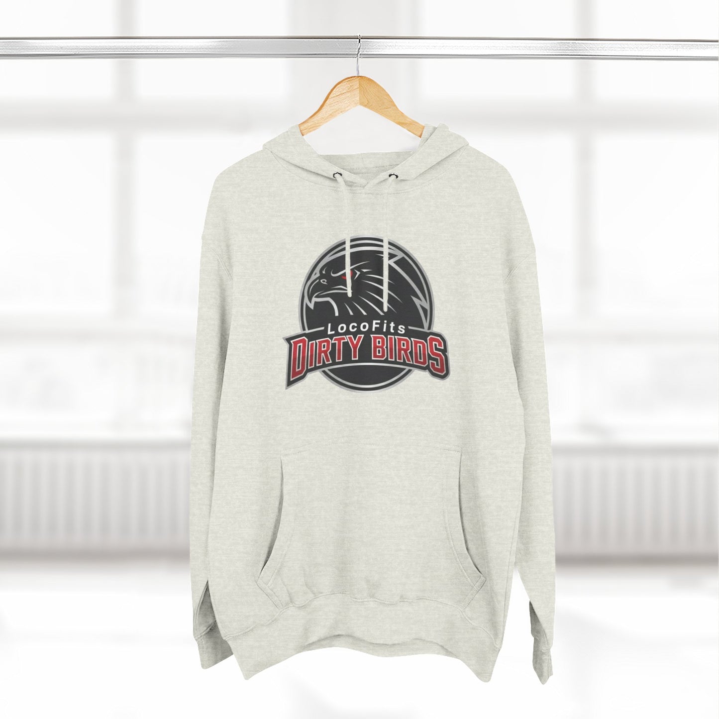 Loco Fits Dirty Birds Three-Panel Fleece Hoodie