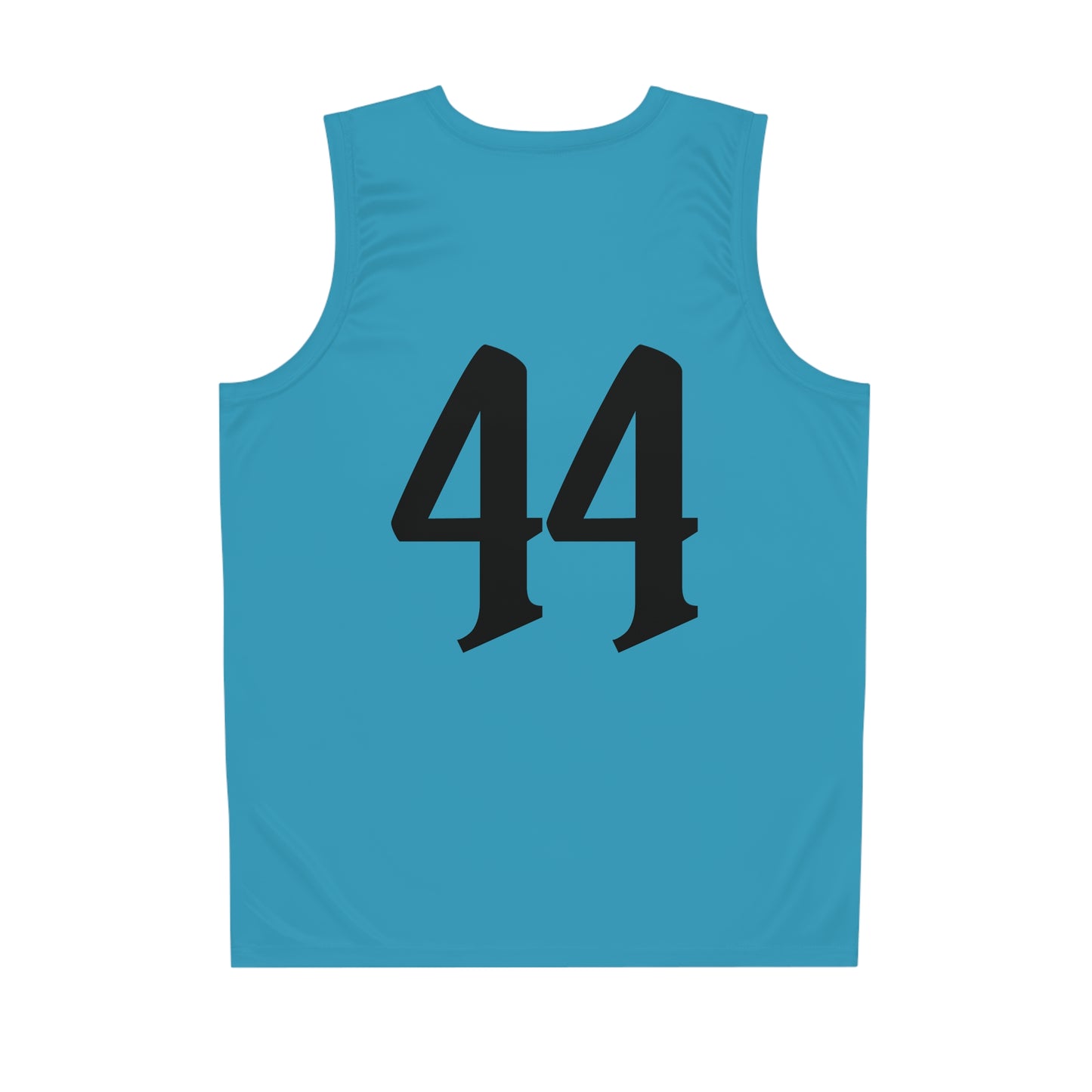 Teal & Black "Wicked Way" #44 Basketball Jersey