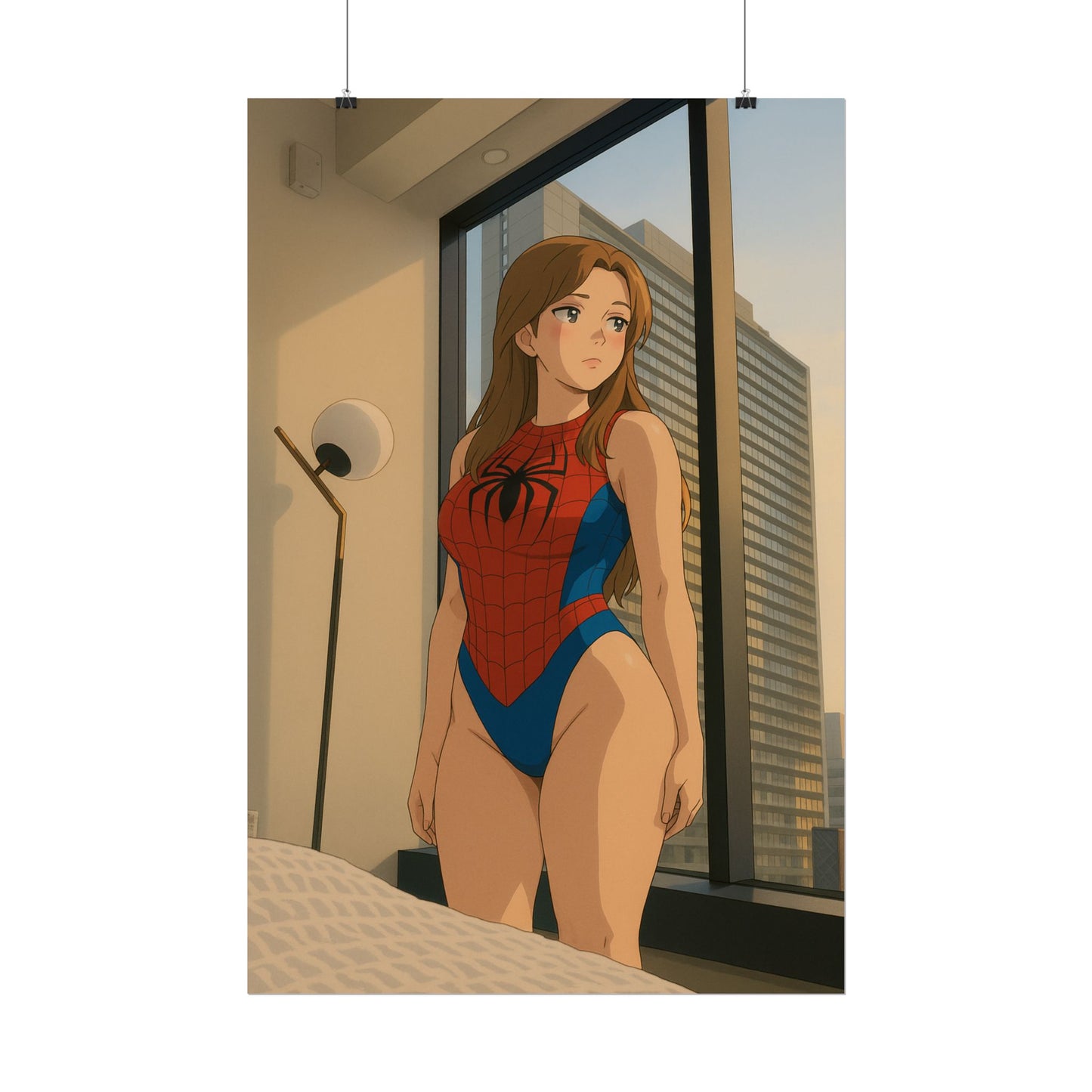 Loco Fits Anime Girls 'Cute Little Spider-Girl' Poster