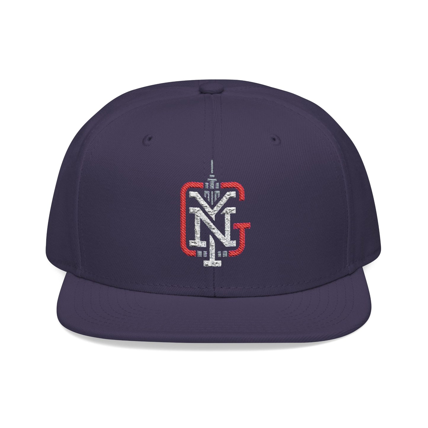 Loco Fits "NFL New York Giants NYG Skyscraper Concept Logo" Snapback (Embroidery)