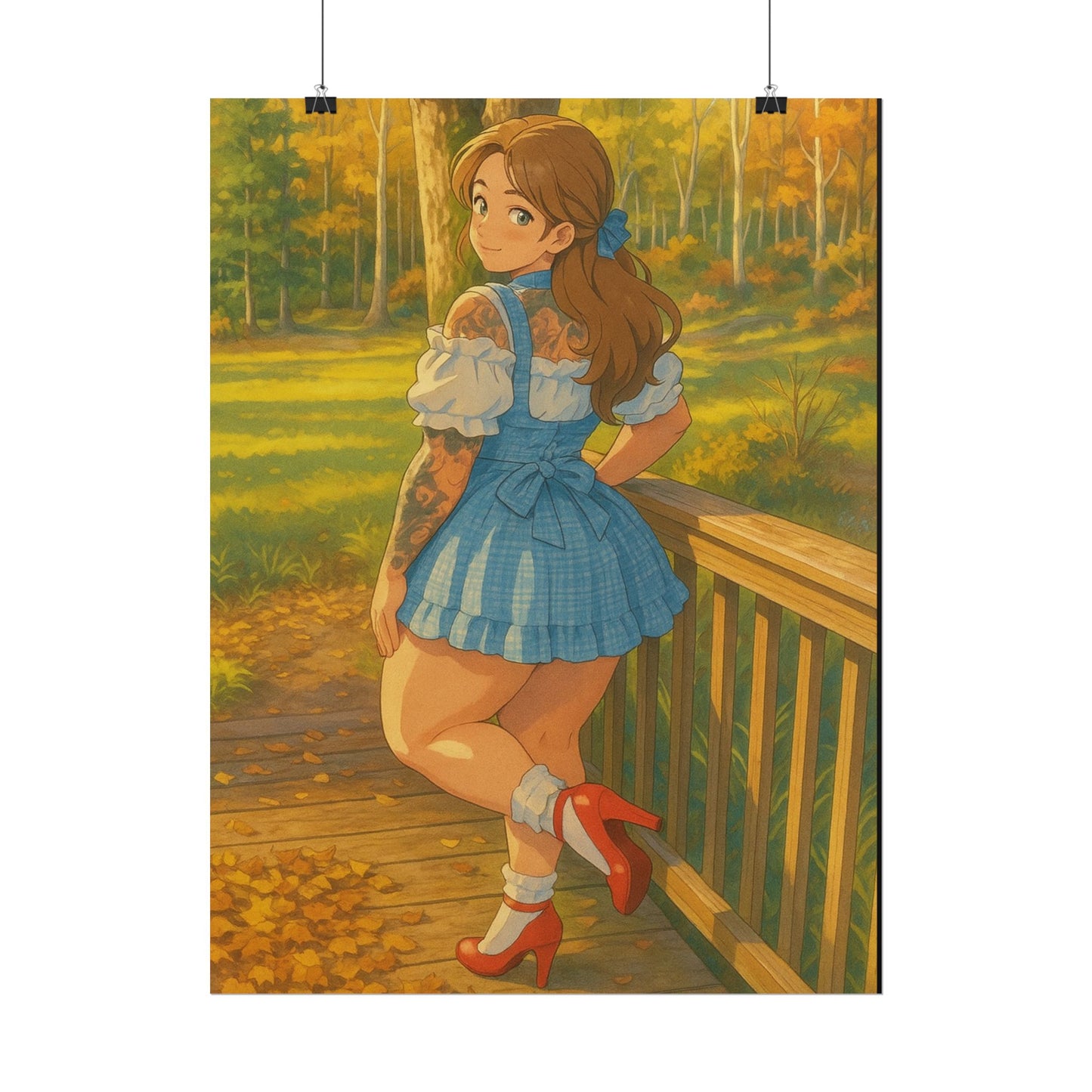 Loco Fits Anime Girls 'Oh My Dorothy' Poster