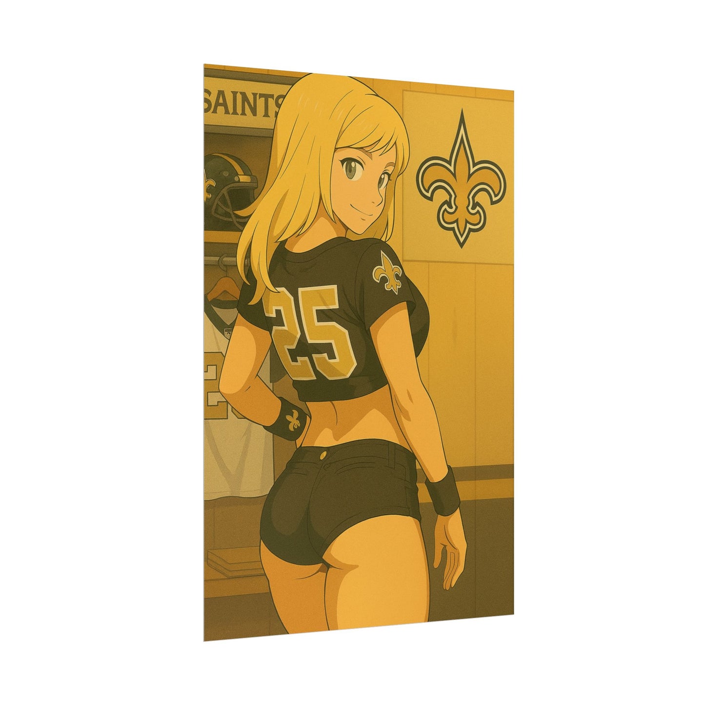 Loco Fits Anime Girls 'Saints Girl Locker Room 1' Poster