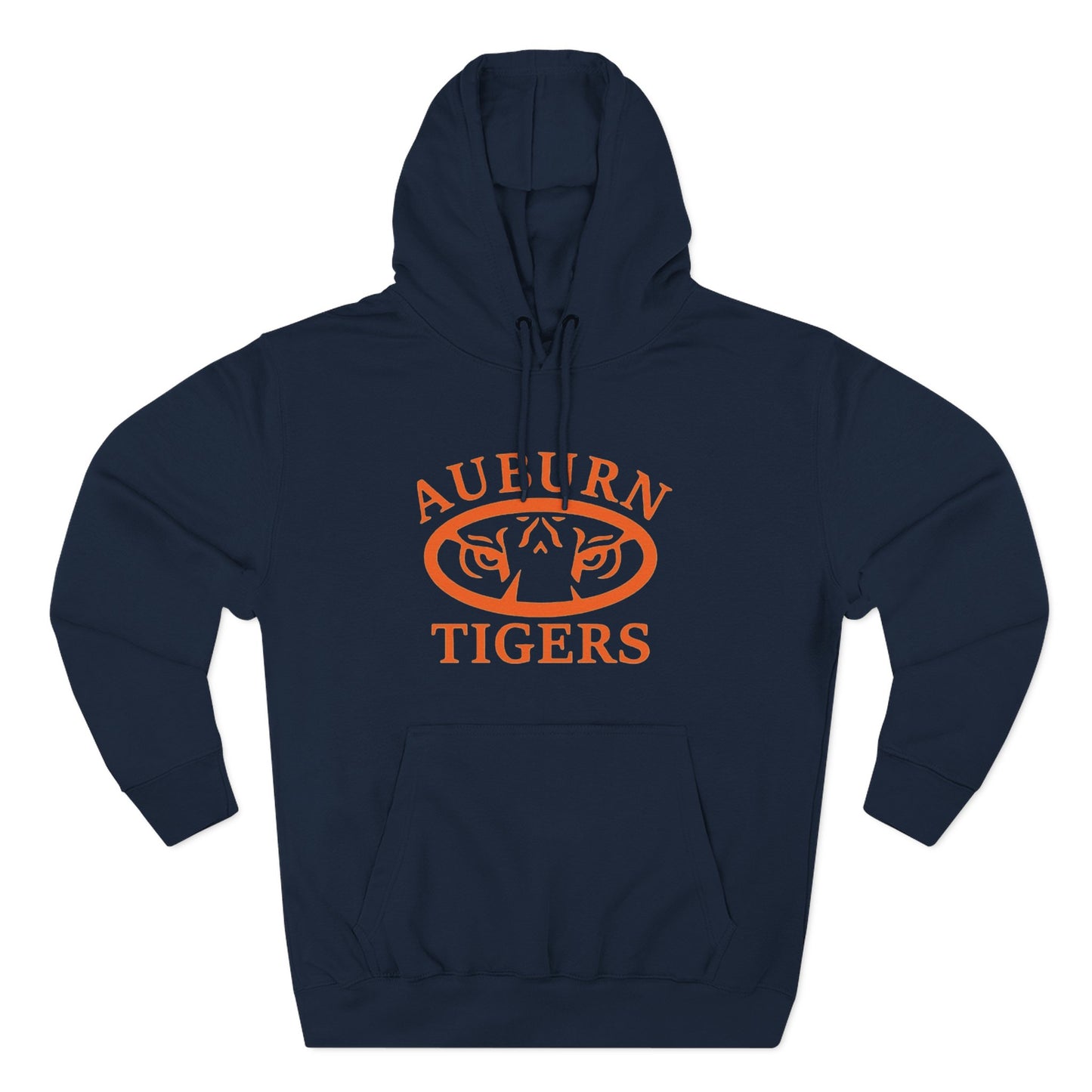 'Auburn Tigers Orange' Three-Panel Fleece Hoodie