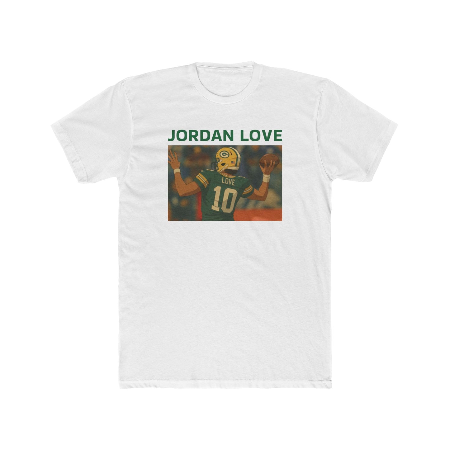 Anime Football 'Jordan Love' Cotton Crew Tee