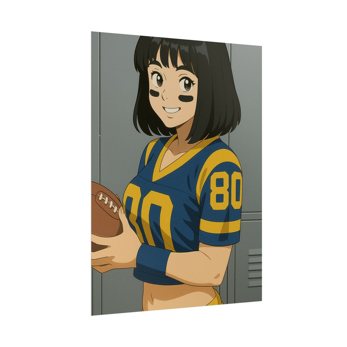 Loco Fits Anime Girls 'Rams Girl Locker Room' Poster