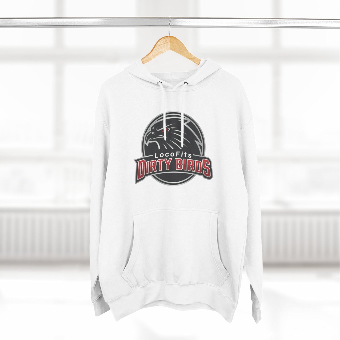Loco Fits Dirty Birds Three-Panel Fleece Hoodie