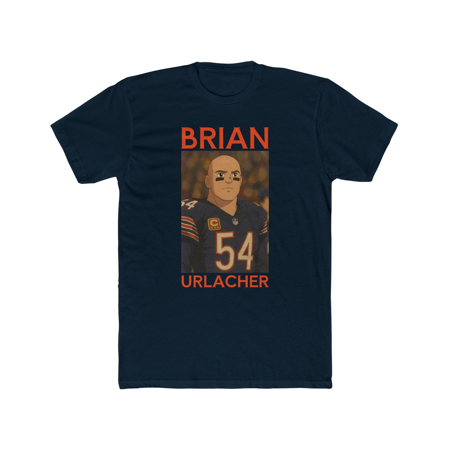 Anime Football 'Brian Urlacher' Cotton Crew Tee
