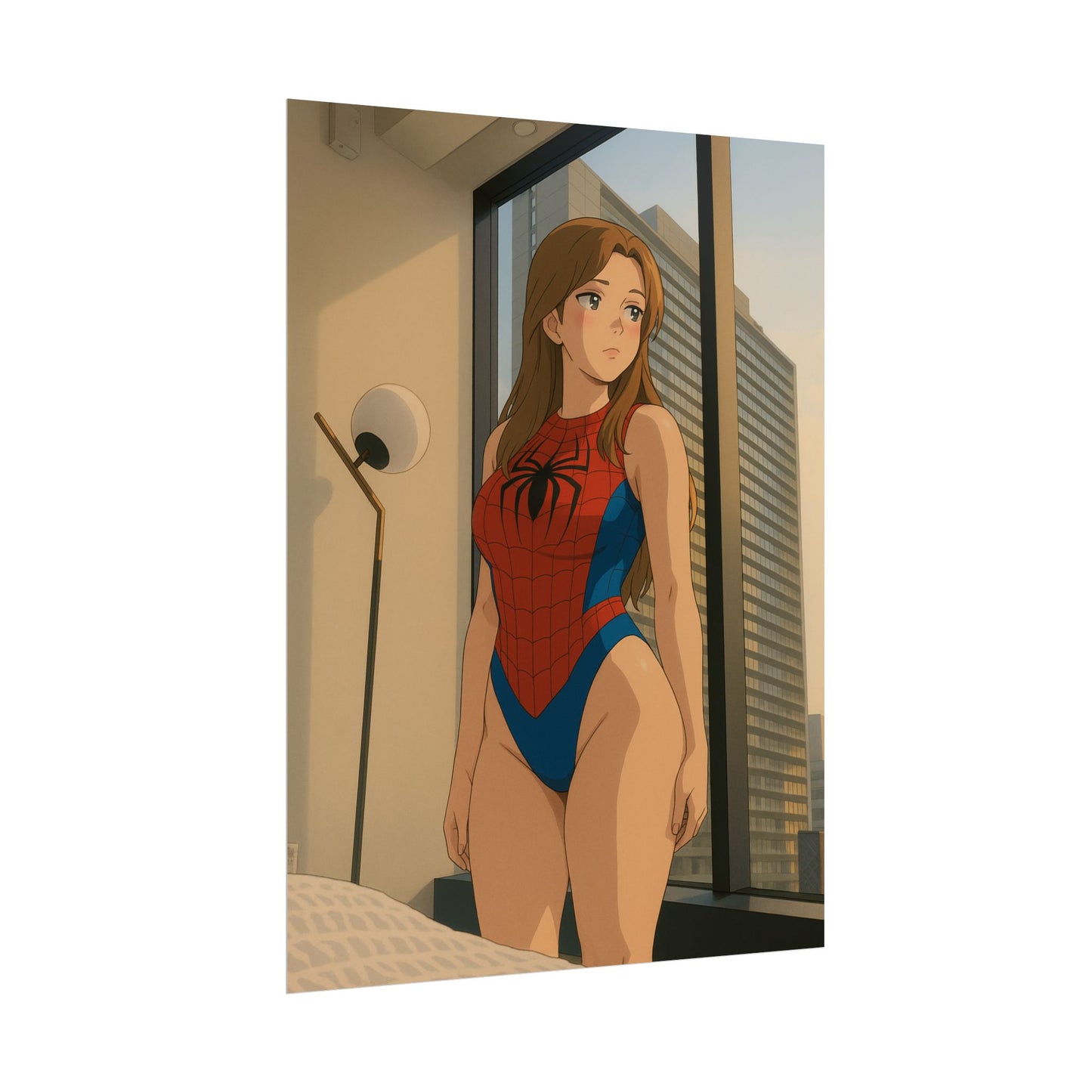 Loco Fits Anime Girls 'Cute Little Spider-Girl' Poster