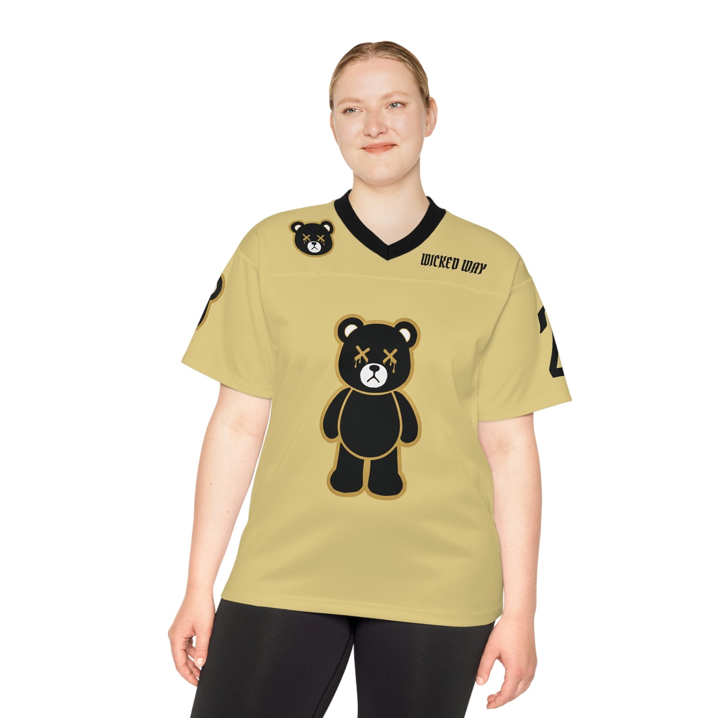 "Wicked Way" #22 Shaheed Deady Bears Football Jersey