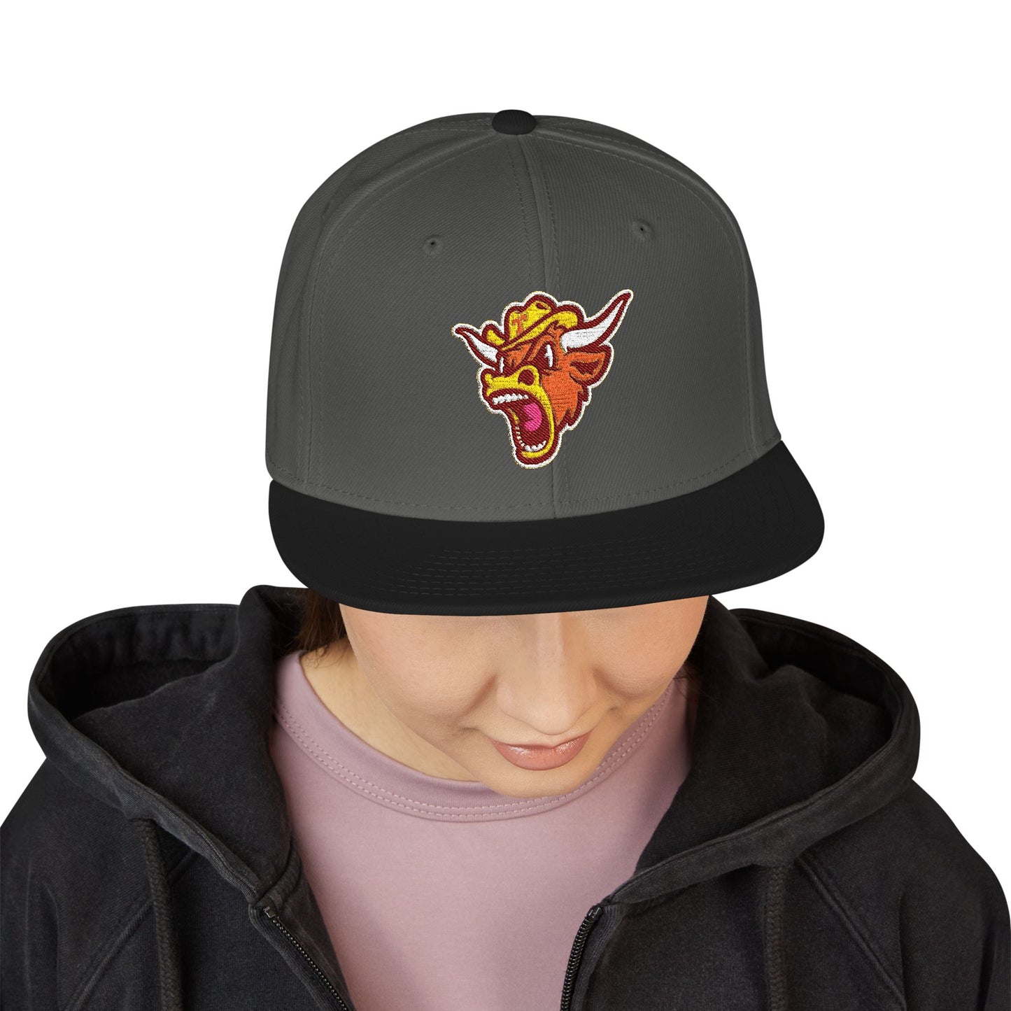 'Texas Angry Bevo' Logo Snapback