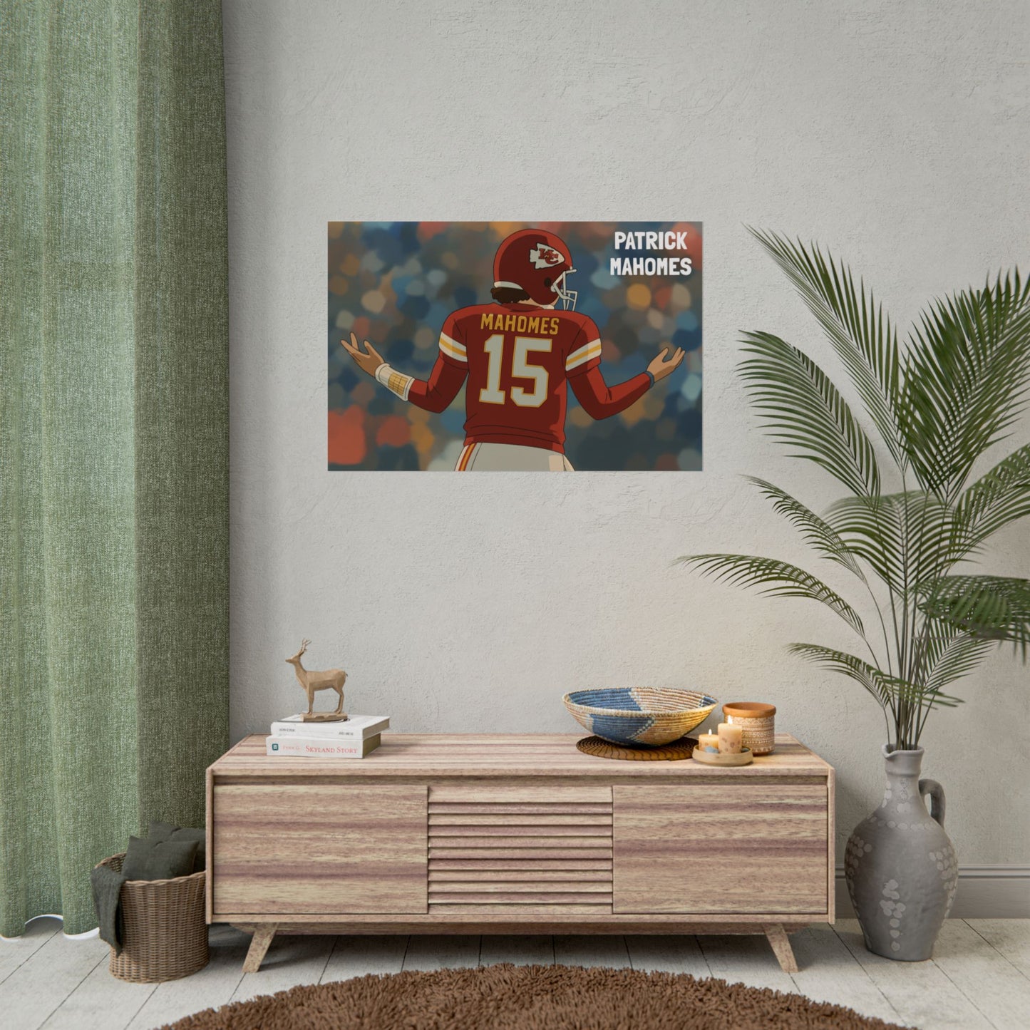 Loco Fits Anime Football 'Patrick Mahomes' Poster