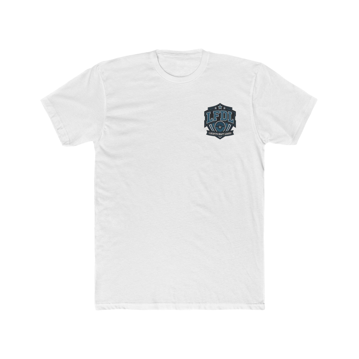 LocoFits Draft League Sleeping Pocket Logo Cotton Crew Tee