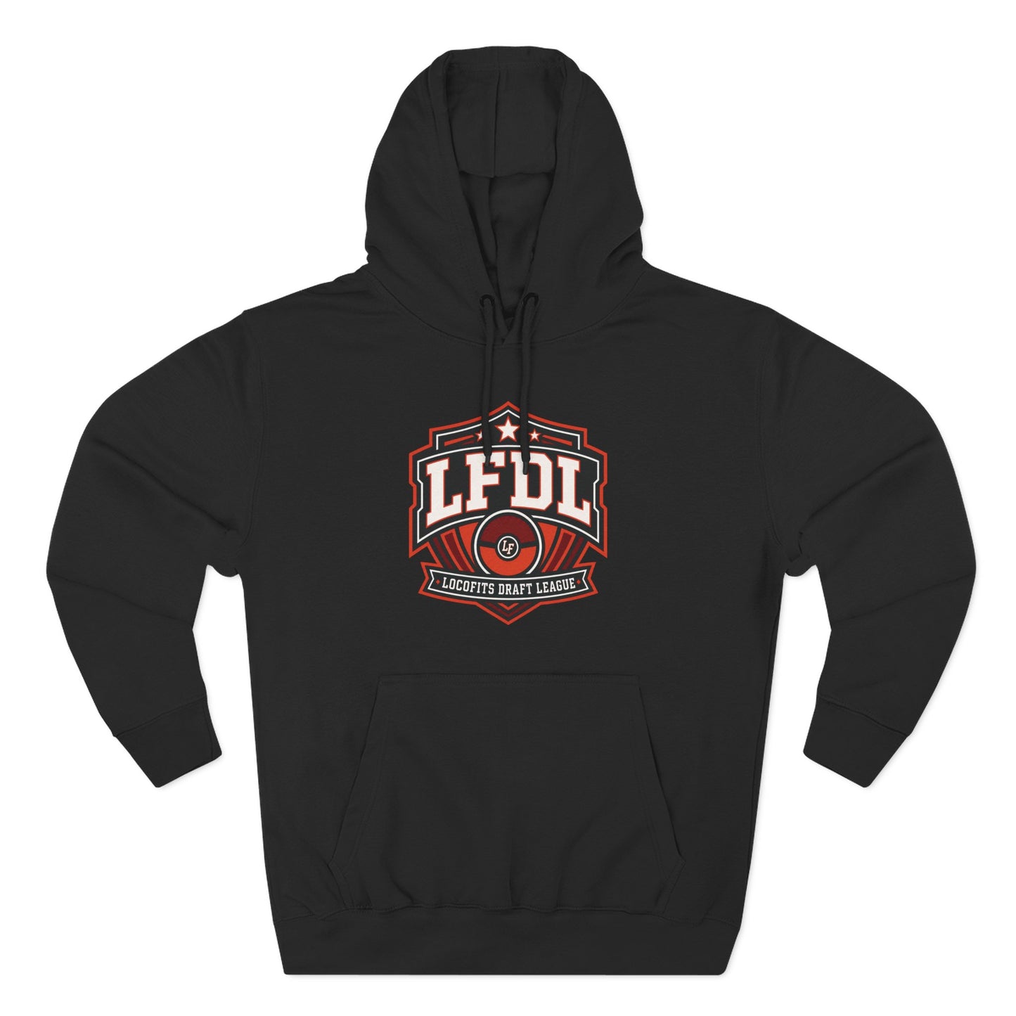 LocoFits Draft League Cincinnati Three-Panel Fleece Hoodie