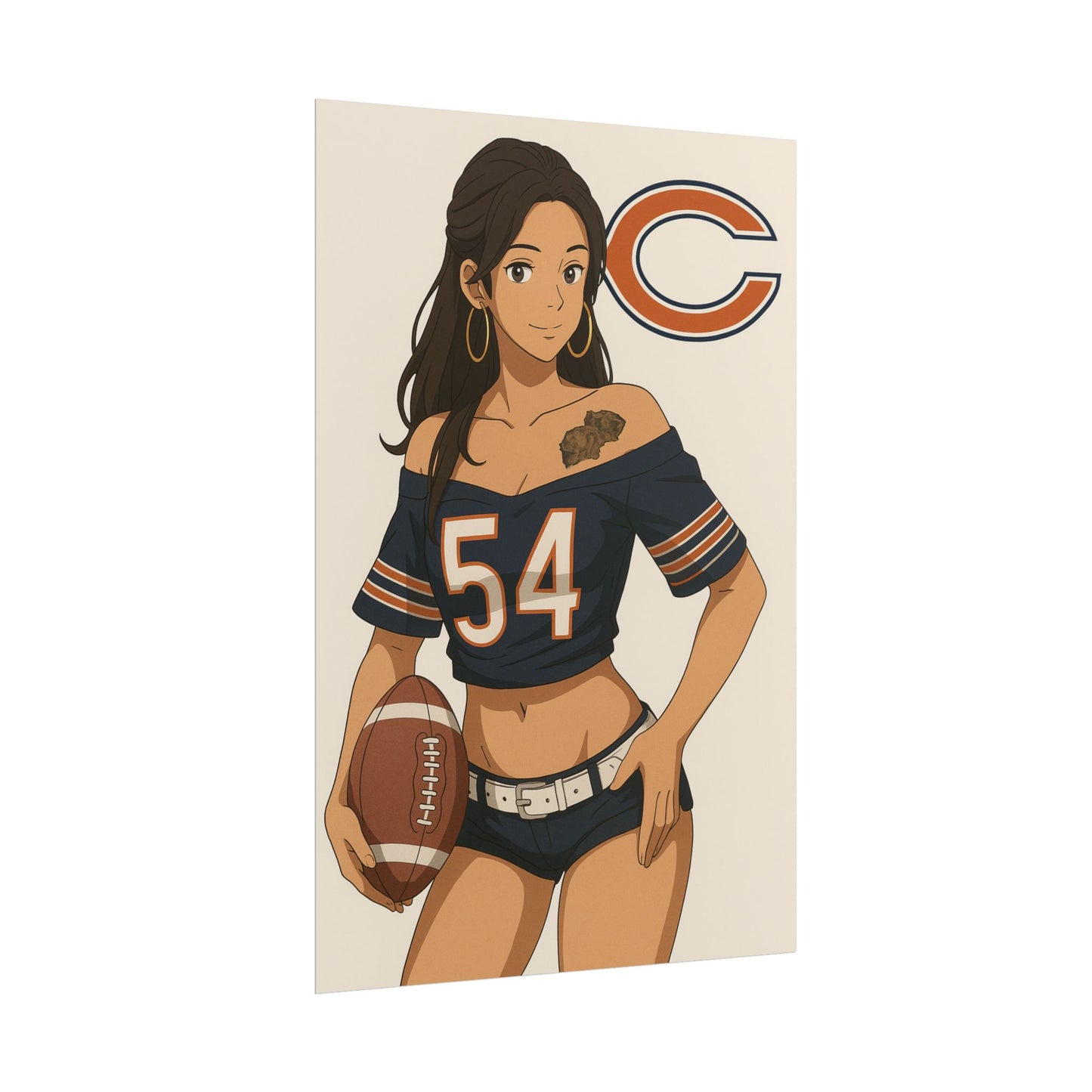 Loco Fits Anime Girls 'Bears Girl 1' Poster