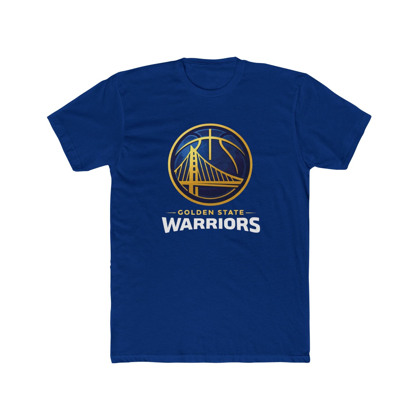 Loco Fits New "NBA Golden State Warriors Basketball Concept Logo" Cotton Crew Tee