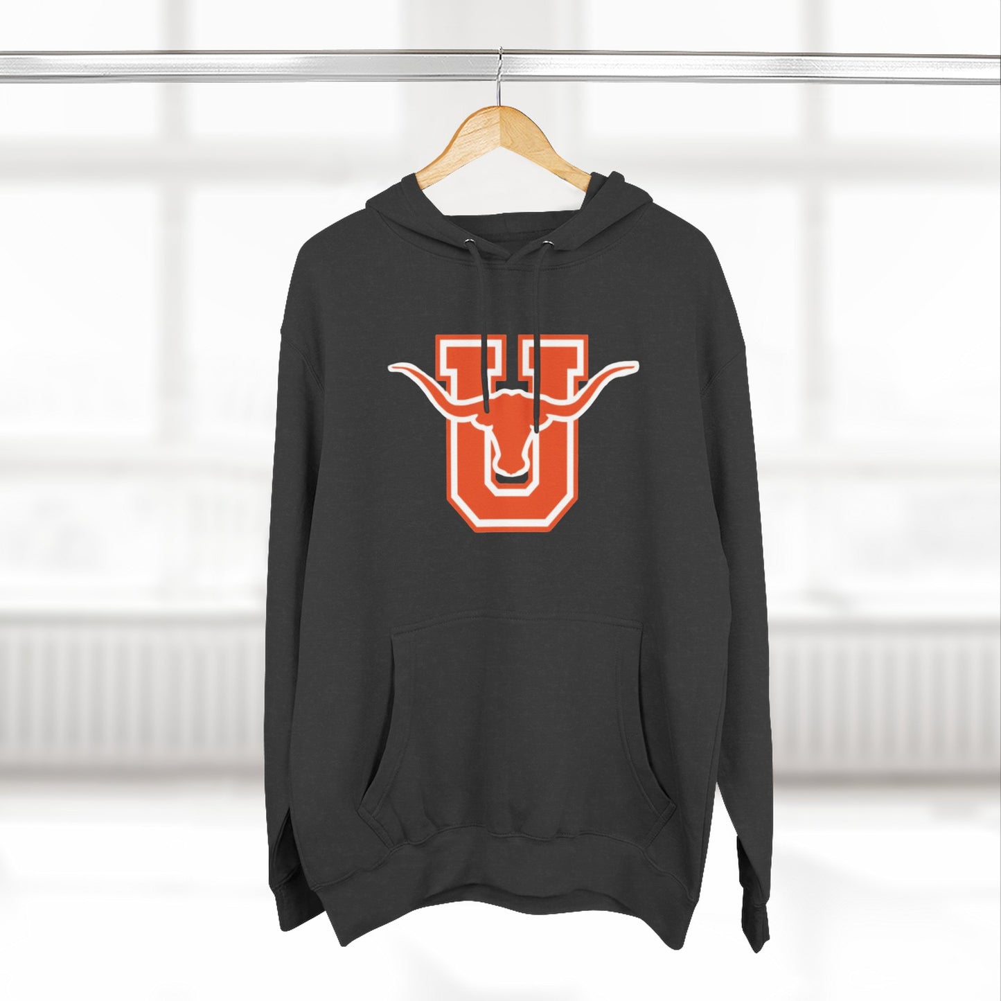 'Texas U Longhorns' Three-Panel Fleece Hoodie