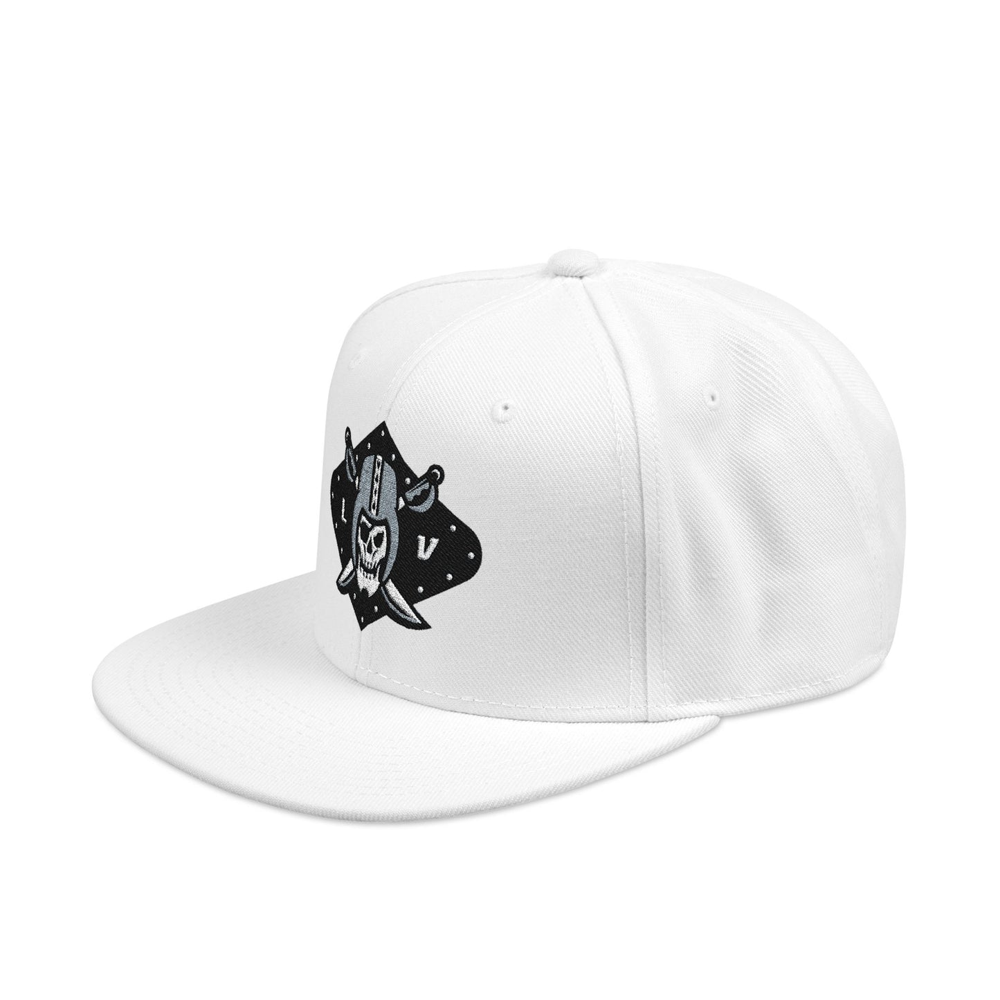 Loco Fits "NFL Las Vegas Raider Skull SIgn Concept Logo" Snapback (Embroidery)