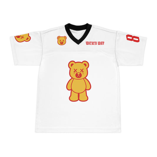 "Wicked Way" #87 Kelce Deady Bears Football Jersey