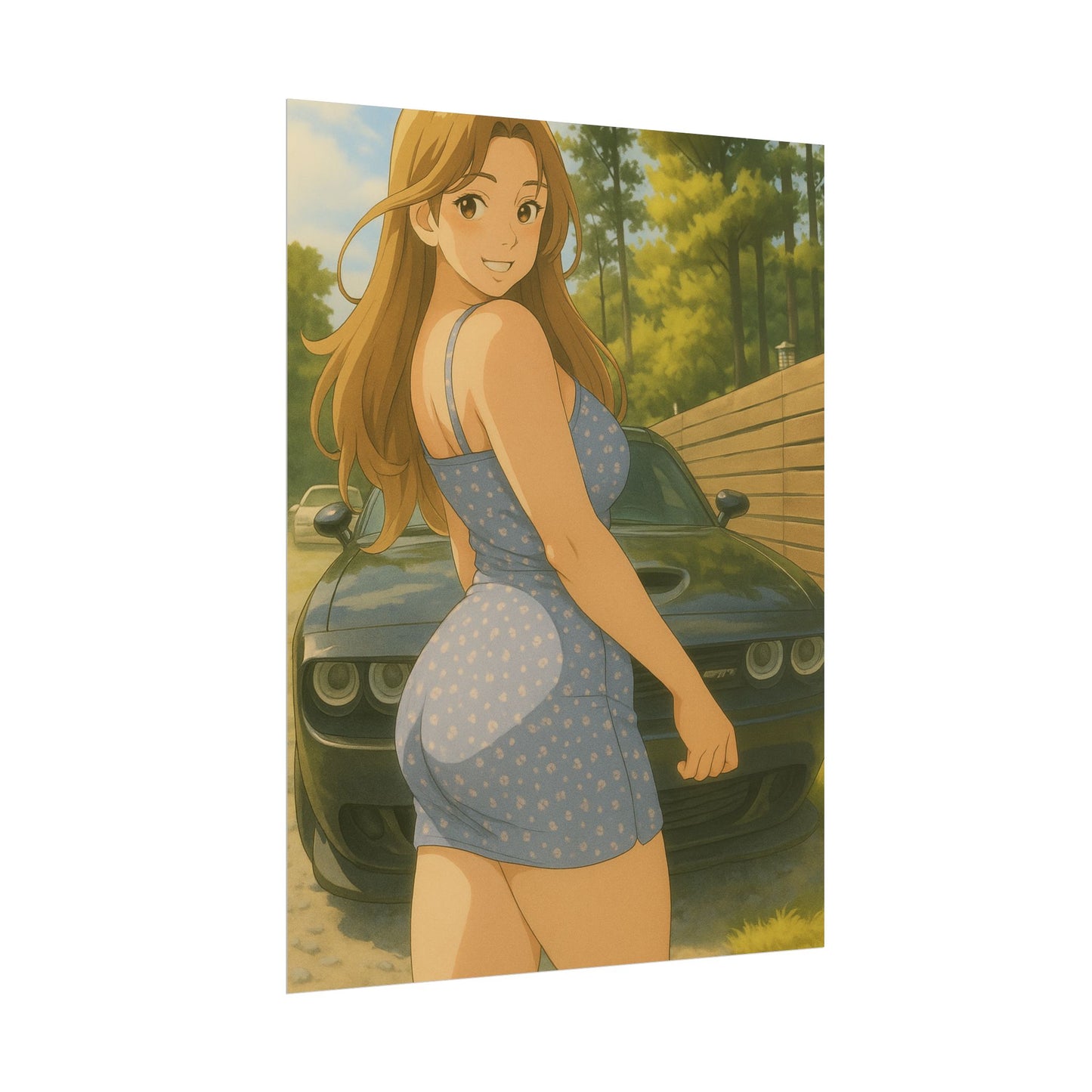 Loco Fits Anime Girls 'Want A Ride' Poster